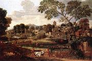 POUSSIN, Nicolas Landscape with the Funeral of Phocion af oil painting reproduction